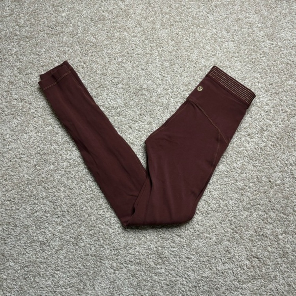 Lululemon Principal Dancer Golden Lining Tight *28"